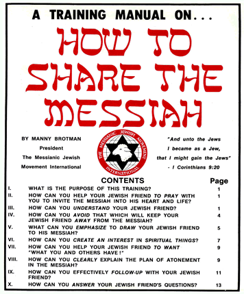 Messianic Training Manual